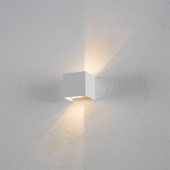 Helestra Siri 44 vonkajšia lampa up/down biela