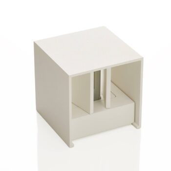 Helestra Siri 44 vonkajšia lampa up/down biela