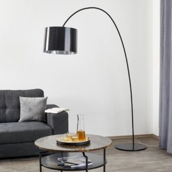 Helestra oblúkové svietidlo Roxx, čierne