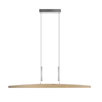 HerzBlut Arco LED závesná lampa asteiche natural 130cm