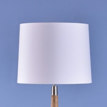 HerzBlut Conico, stojaca lampa biela dub olejovaný