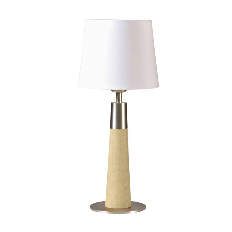 HerzBlut Conico stolná lampa biela dub 44 cm HerzBlut Conico stolná lampa biela dub 44 cm
