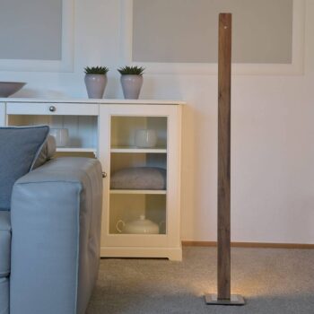 HerzBlut Leonora stojaca LED lampa 122,5 cm orech