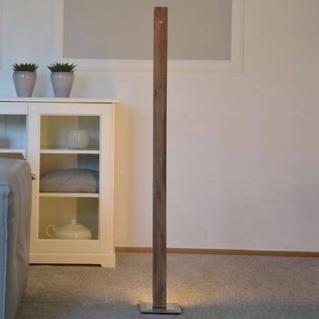 HerzBlut Leonora stojaca LED lampa 122,5 cm orech