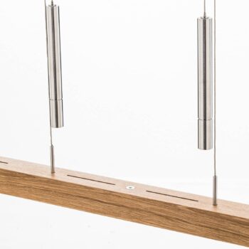 HerzBlut Leonora závesná lampa 121cm prírodný dub