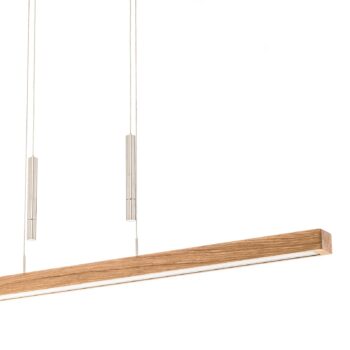 HerzBlut Leonora závesná lampa 121cm prírodný dub