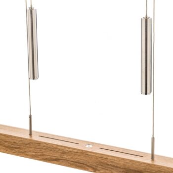 HerzBlut Leonora závesná lampa 85cm prírodný dub