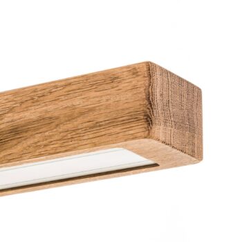 HerzBlut Leonora závesná lampa 85cm prírodný dub