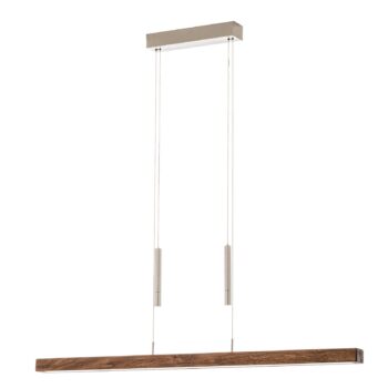 HerzBlut Leonora závesná lampa Down 121 cm orech