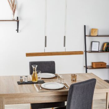 HerzBlut Leonora závesná lampa Up&Down 85cm olej