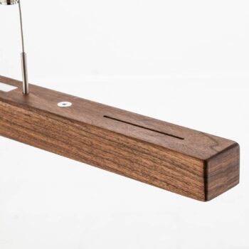 HerzBlut Leonora závesná lampa Up&Down 85cm orech