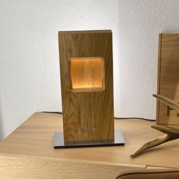 HerzBlut Pan stolná LED olejovaný dub stmievateľná