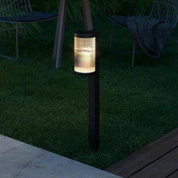 Hliníková cestná lampa Coupar Garden, čierna