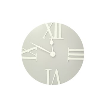 Hodiny Retro grey, 35cm