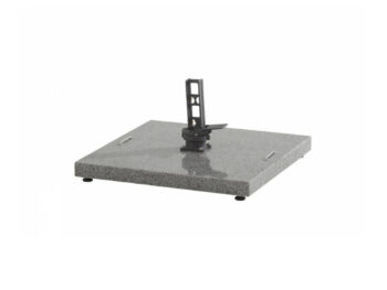 Horizon Premium slnečník 300x300 cm sivohnedý + záťaž a ochr. plachta