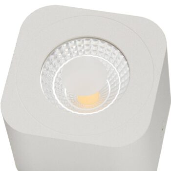 Hranaté LED Downlight Palmi v bielej