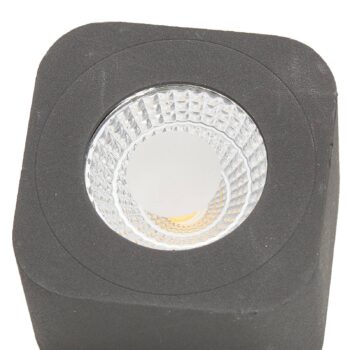 Hranaté LED svietidlo Downlight Palmi antracitové