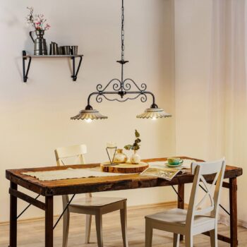 Hravá závesná lampa I BILIARDI 2-plameňová