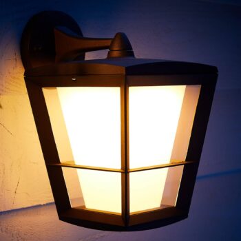 Hue White+Color Econic nástenné svietidlo dole