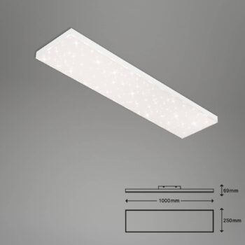 Hviezdne nebo LED Frameless CCT, 100 x 25 cm