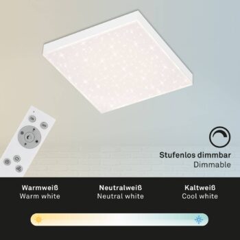 Hviezdne nebo LED Frameless CCT, 30 x 30 cm