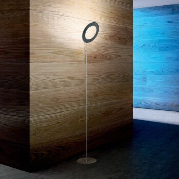 ICONE Vera stojacia LED lampa, 927, hliník
