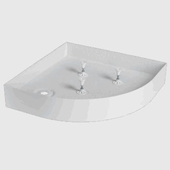 INVENA - Sprchová vanička 16 cm 80x80 cm AK-80-083-P