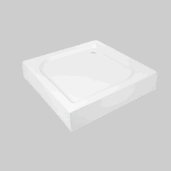 INVENA - Sprchová vanička štvorec 80 x 80, 16, bez sifónu AK-80-K83-P
