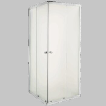 INVENA - Sprchovací kút štvorec PARLA, profil: chróm, sklo frosted 80x80 AK-48-181-O