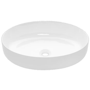INVENA - Umývadlo na dosku ASTRI TREND 55 cm, oval CE-30-001-W
