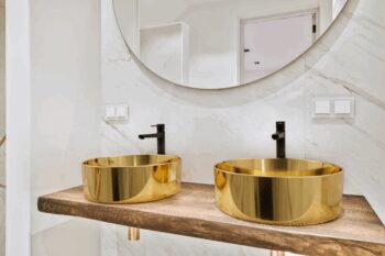 INVENA - Umývadlová batéria vysoká GLAMOUR TREND čierna BU-02-W04-V