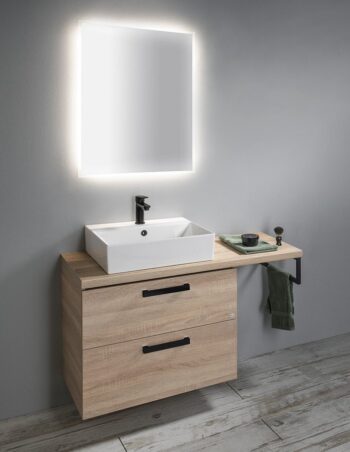ISVEA - SISTEMA Keramické umývadlo 50x42cm, biela 10SF50051