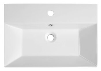 ISVEA - SISTEMA keramické umývadlo 60x42cm, biela 10SF50060