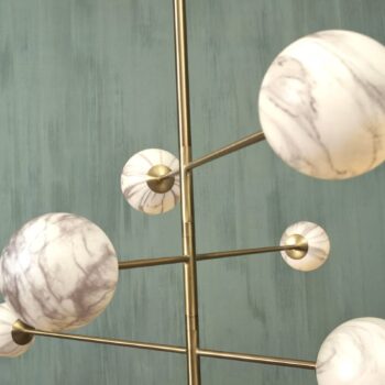 IT'S ABOUT ROMI Carrara závesné svietidlo 6 light round