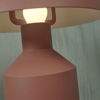 IT'S ABOUT ROMI Porto stolová lampa, 30 cm, terakota, kov