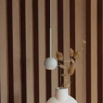 Ideal Lux Archimede Sfera LED závesné svietidlo, biela, kov