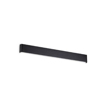 Ideal Lux LED nástenné svetlo Delta, čierne, šírka 83 cm, hore/dole