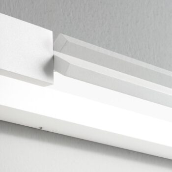 Ideal Lux LED nástenné svietidlo Balance white, kov, šírka 45 cm