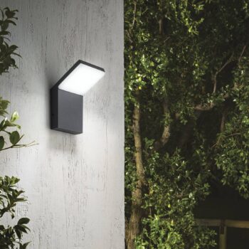 Ideal Lux LED vonkajšie nástenné svietidlo Style antracit, hliník, 4 000 K