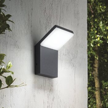 Ideal Lux LED vonkajšie nástenné svietidlo Style antracit, hliník, 4 000 K