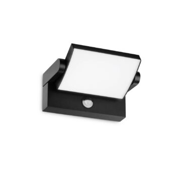 Ideal Lux LED vonkajšie nástenné svietidlo Swipe Sensor, čierne, IP54