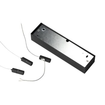 Ideal Lux LED závesné svietidlo Oracle Slim 50 x 50 cm čierne 3 000 K