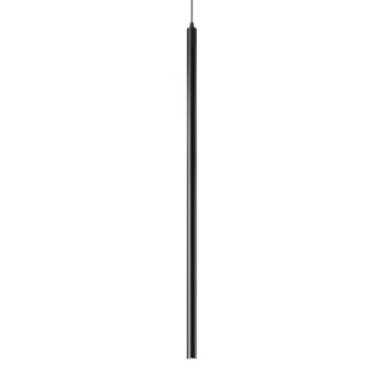 Ideal Lux Ultrathin d100 svietidlo čierna 3 000K