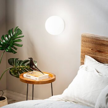 Ideal Lux nástenné svetlo Mapa Ø 15 cm, G9, biela, sklo, guľa
