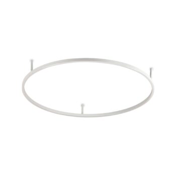 Ideal Lux stropné LED svetlo Oracle Slim Ø 90 cm, biele, 3 000 K