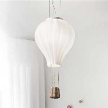 Ideal Lux závesné svietidlo Dream Big, biele, opálové sklo, Ø 30 cm