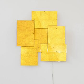 Ingo Maurer 24 Karat Blau Flat nástenné svietidlo