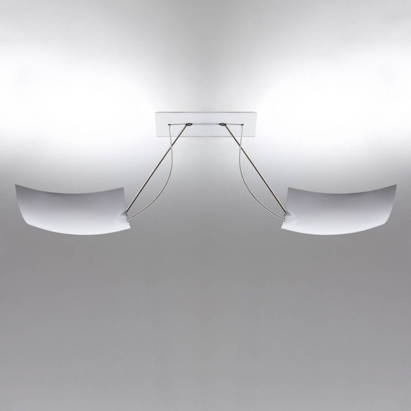 Ingo Maurer 2x18x18 stropné LED svietidlo 2-pl. Ingo Maurer 2x18x18 stropné LED svietidlo 2-pl.