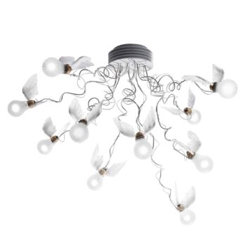 Ingo Maurer Birdie's Nest stropné LED, 10-pl.