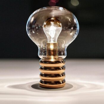 Ingo Maurer Bulb Brass stolná LED lampa, mosadz